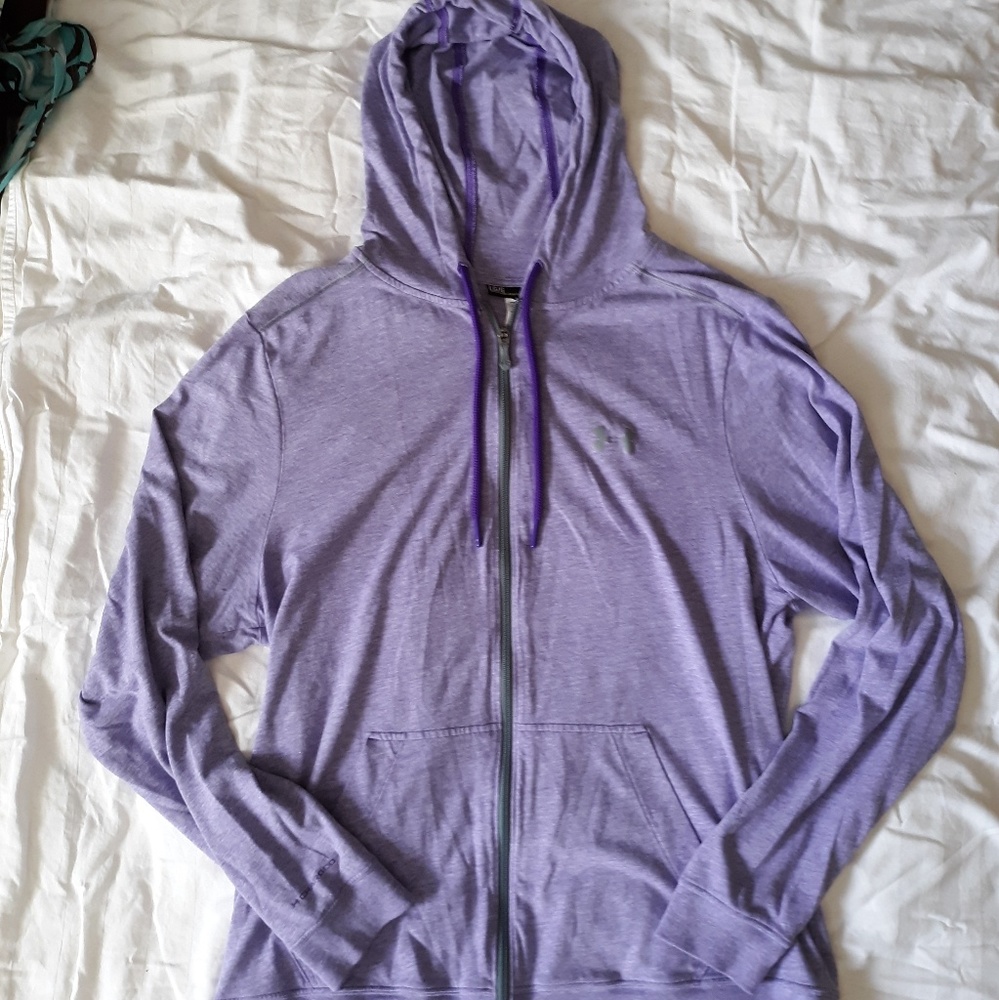Ladies under armour zip up hoodie